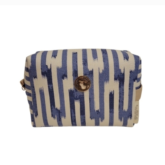 Spartina 449 Cosmetic Case Oyster Alley NEW - Picture 1 of 7